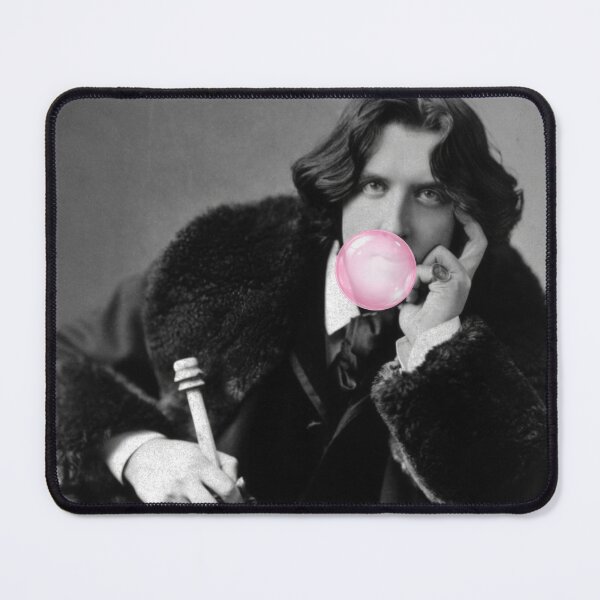 Item preview, Oscar Wilde Bubble Gum Portrait Parody with Literary Humor designed and sold by UtArt.