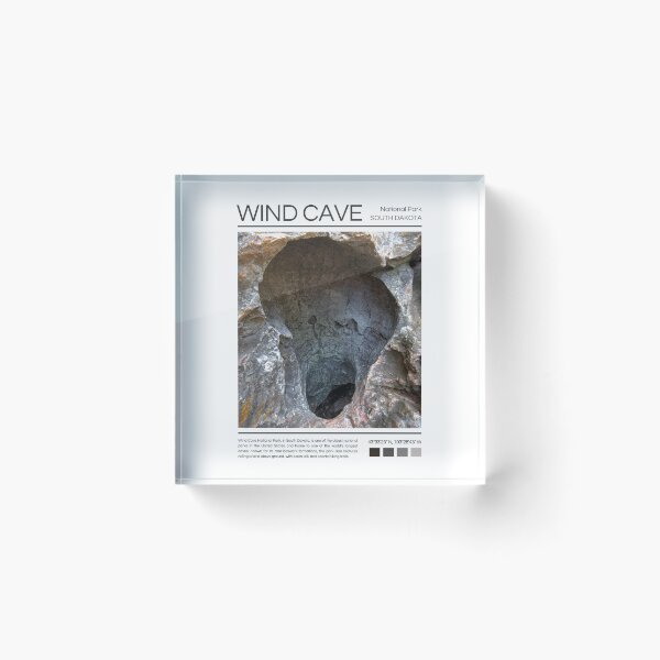 Item preview, Wind Cave National Park - South Dakota  designed and sold by StudioRedKoala.