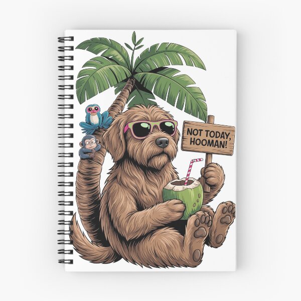 Item preview, Not Today Hooman Funny Dog – Lazy Chill Dog Meme Design designed and sold by ColorFlick.