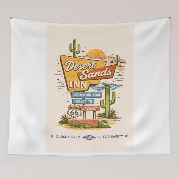 Item preview, Desert Sands Inn Sign T-Shirt designed and sold by Matinez Pink.