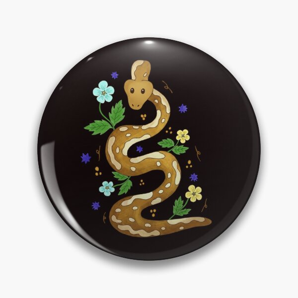 Item preview, Golden snake in chalk by Seira  designed and sold by janine-ilustra.