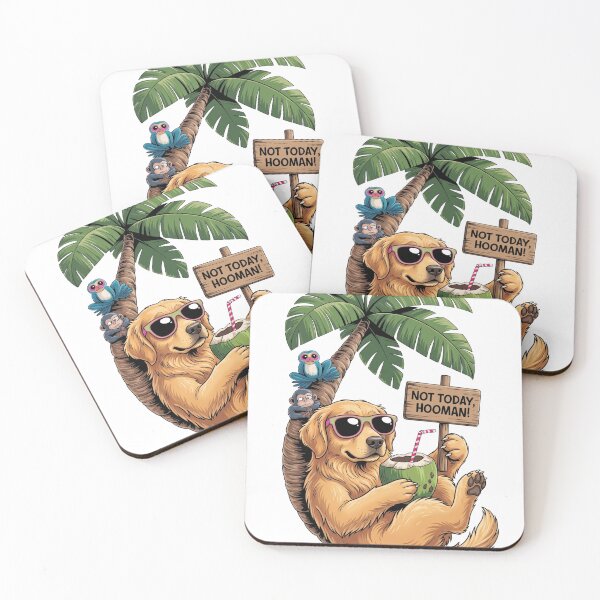 Item preview, Not Today Hooman Funny Dog – Lazy Chill Dog Meme Design designed and sold by ColorFlick.