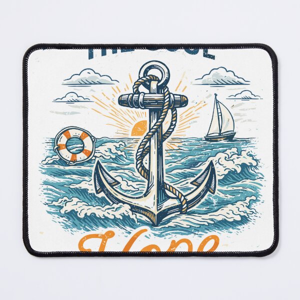 Item preview, Hope Anchors Soul T-Shirt designed and sold by Matinez Pink.