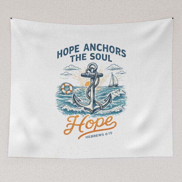 Item preview, Hope Anchors Soul T-Shirt designed and sold by Matinez Pink.