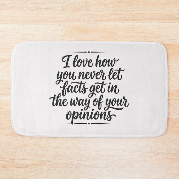 Item preview, The Insult Series - Facts V Opinion designed and sold by Dan Farsaci.