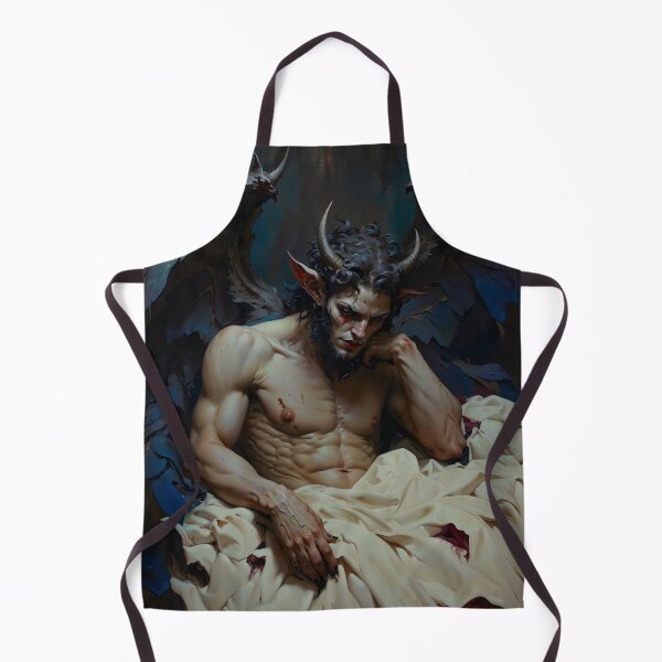 Item preview, Sad Satyr Winged Demon Gothic Art designed and sold by DarkHolyQueen.