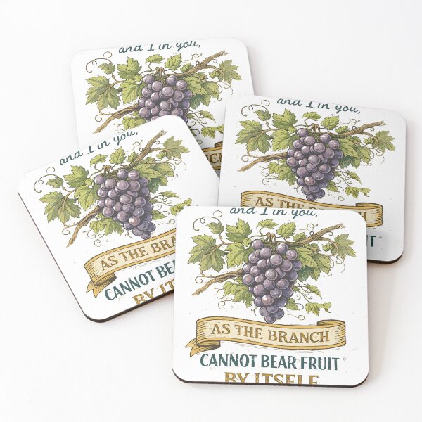 Item preview, Grape Vine Fruit Bible Verse T-Shirt designed and sold by Matinez Pink.