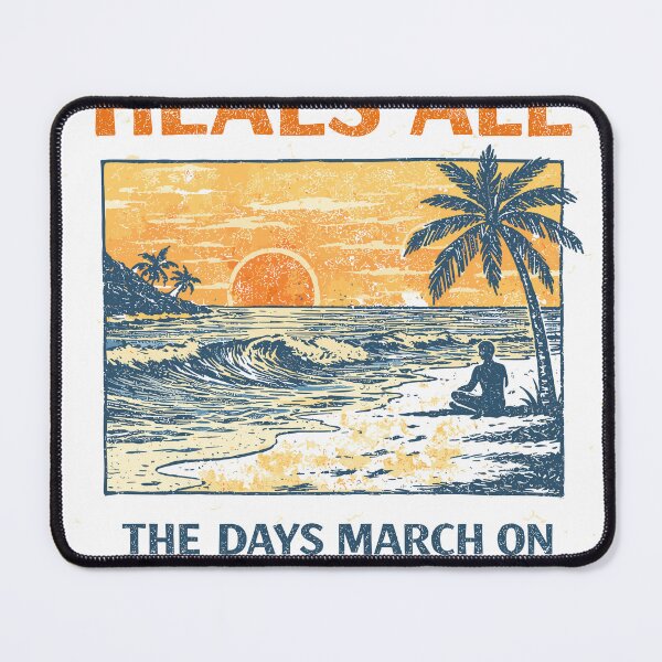 Item preview, Time Heals All Sunset Meditation designed and sold by Matinez Pink.