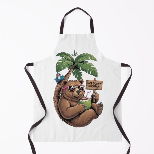 Item preview, Not Today Hooman Funny Bear – Lazy Bear Chill Meme Design designed and sold by ColorFlick.