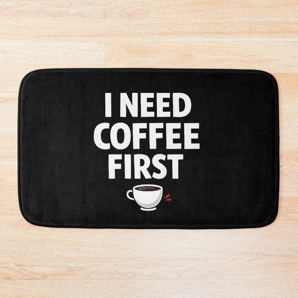 Item preview, I Need Coffee First Funny Coffee Lover Quote T-Shirt designed and sold by MrDev.
