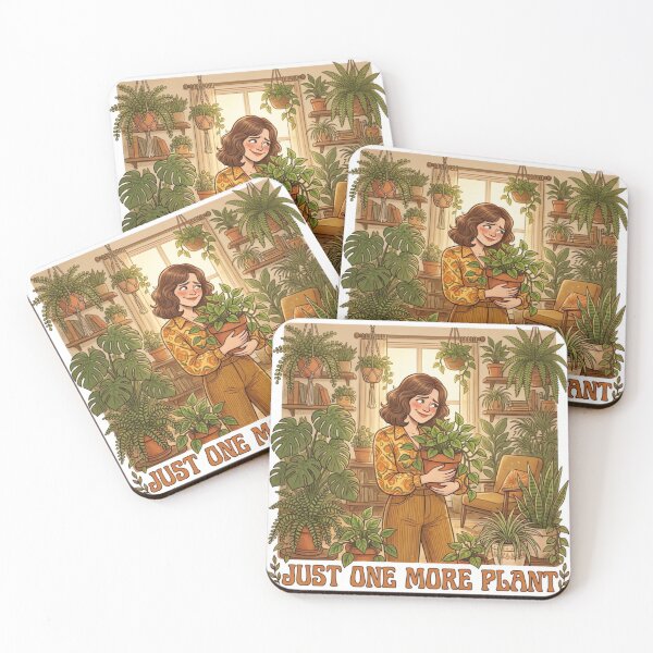 Item preview, Just One More Plant Vintage Botanical Indoor Jungle Aesthetic designed and sold by urbinet.