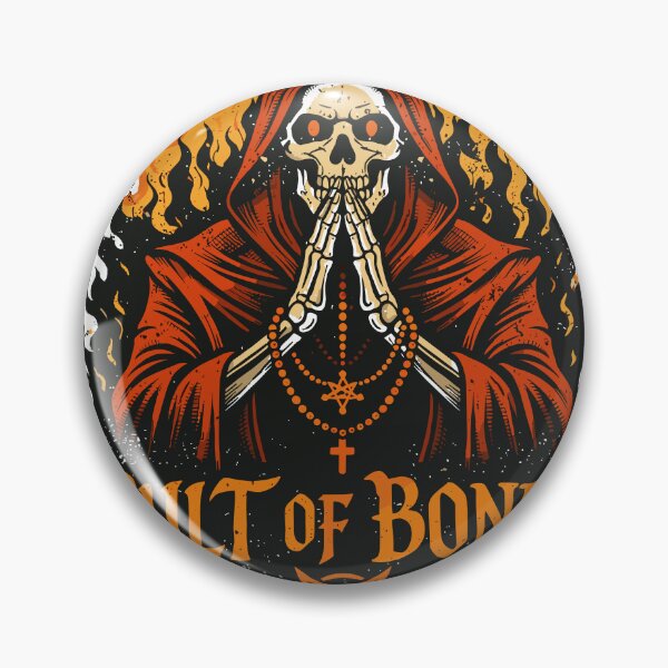 Artikelvorschau, Cult of Bones Teufelsskelett-T-Shirt entworfen und verkauft von Matinez Pink.