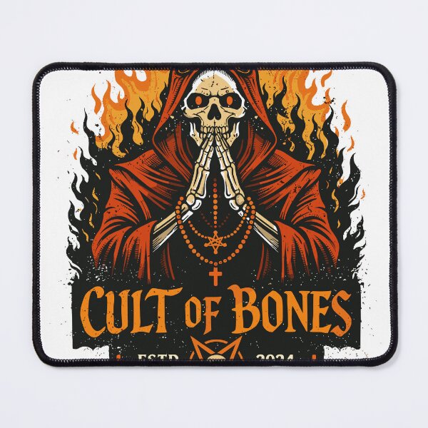 Artikelvorschau, Cult of Bones Teufelsskelett-T-Shirt entworfen und verkauft von Matinez Pink.