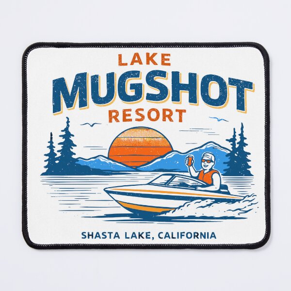 Item preview, Lake Mugshot Resort T-Shirt designed and sold by Matinez Pink.