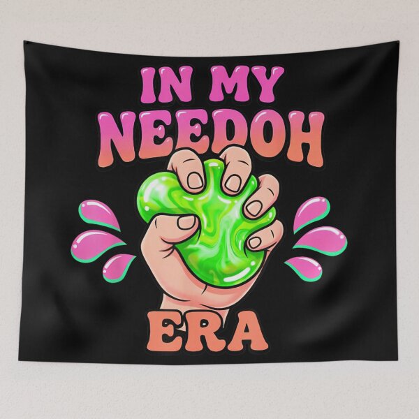 Item preview, Retro In My NeeDoh Era Aesthetic Stress Ball Fidget Toy Lover Gift designed and sold by YubitaLeLe.