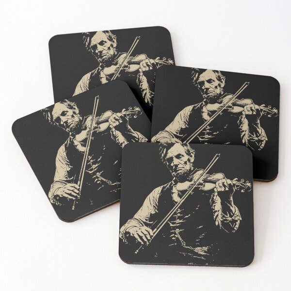 Item preview, President Abraham Lincoln Abe Lincoln Playing Violin Retro Vintage designed and sold by will freed18.