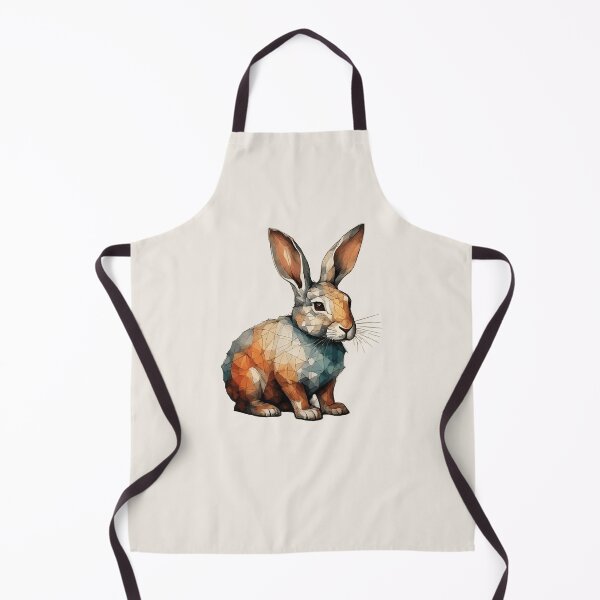 Item preview, Geometric Mosaic Rabbit – Modern Wildlife Art designed and sold by Tklezardesigns.