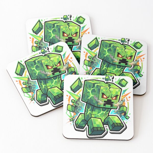 Item preview, Angry Green Block Monster Explosion designed and sold by Pandora´s Box.