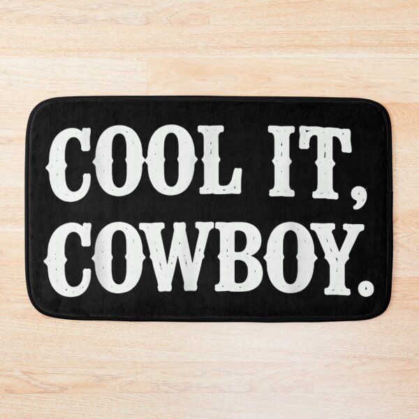 Item preview, Cool It Cowboy Western Retro Typography Minimalist Aesthetic Southern Style Quote designed and sold by YubitaLeLe.