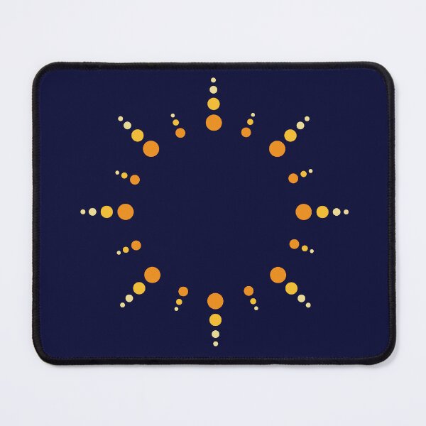 Item preview, Golden Sunburst Dot Mandala - Minimalist Geometric Sun Art designed and sold by SolutionsArt.