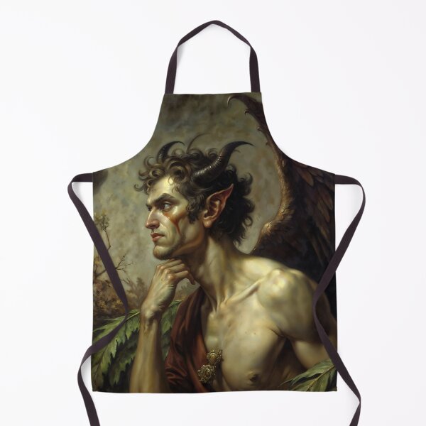 Item preview, Pensive Satyr Gothic Mythological Portrait designed and sold by DarkHolyQueen.