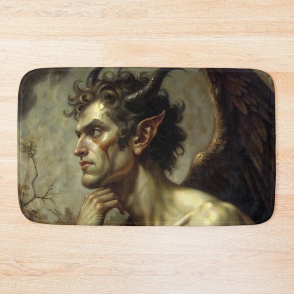 Item preview, Pensive Satyr Gothic Mythological Portrait designed and sold by DarkHolyQueen.