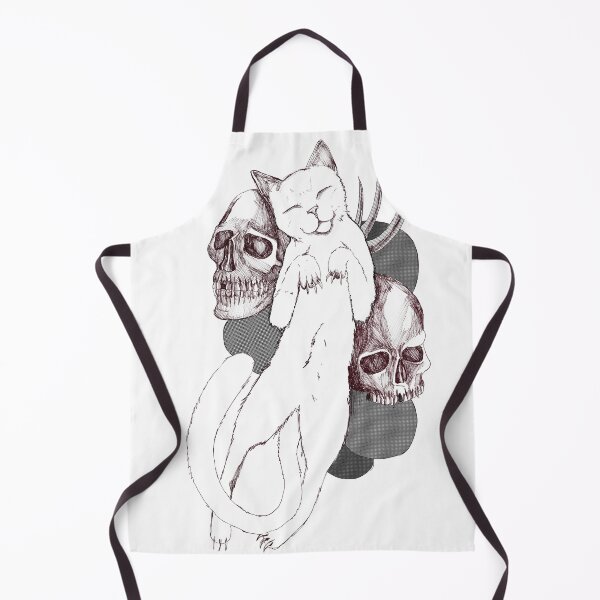 Item preview, Cat&skull no background designed and sold by Glavos.