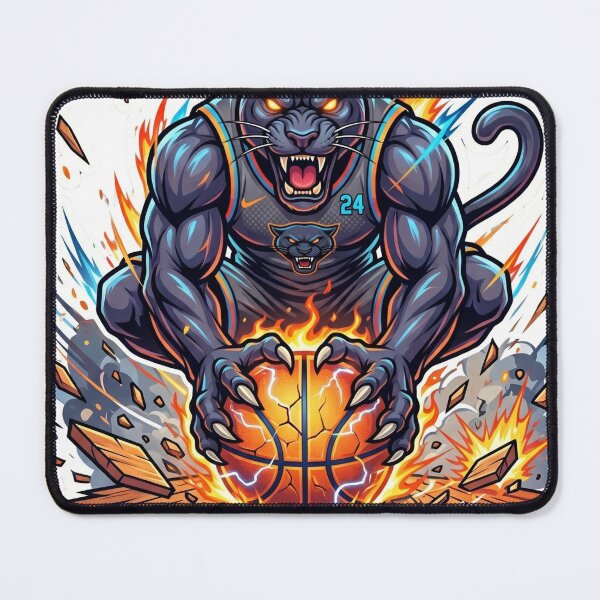 Item preview, Black Panther Basketball Slam Dunk Mascot designed and sold by Pandora´s Box.