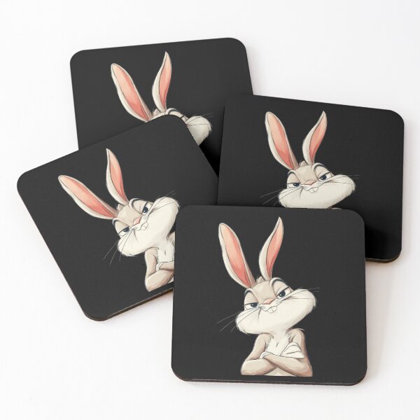 Item preview, Funny Rabbit Meme Humor Collection – Not Impressed Rabbit Meme Sarcastic Bunny Cartoon designed and sold by MiraLumeStudio.