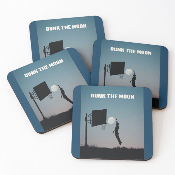 Item preview,  Moon Dunk Basketball Player Inspirational Sport Poster designed and sold by area248.