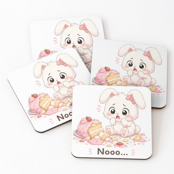 Item preview, Sad Bunny Dropped Cake Nooo Moment designed and sold by Sadia Jannat.