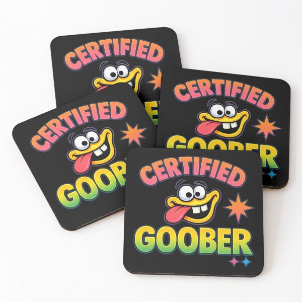 Item preview, Certified Goober – Funny Silly Humor – Playful Goofy Personality Design designed and sold by TKOprintdesigns.