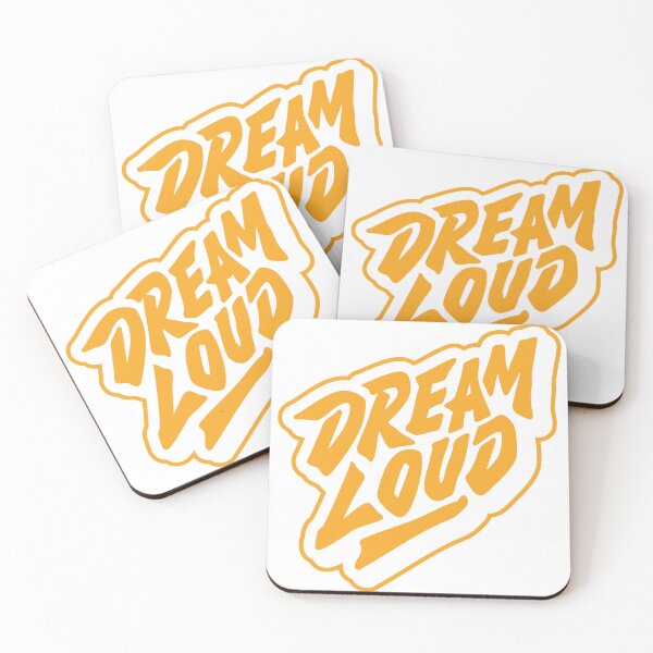 Item preview, Dream Loud Motivational Typography Art designed and sold by andry01.