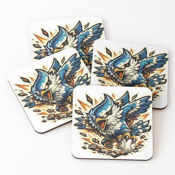 Item preview, Furious Blue Jay Baseball Mascot Design | Toronto Bird Power designed and sold by Pandora´s Box.