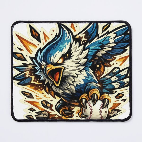 Item preview, Furious Blue Jay Baseball Mascot Design | Toronto Bird Power designed and sold by Pandora´s Box.