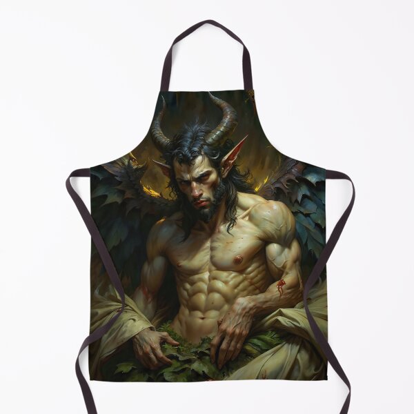 Item preview, Mythical Satyr Horned Demon Forest Art designed and sold by DarkHolyQueen.