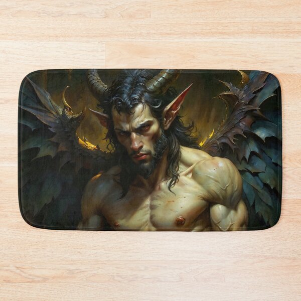 Item preview, Mythical Satyr Horned Demon Forest Art designed and sold by DarkHolyQueen.