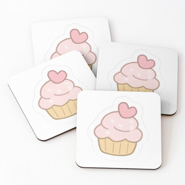 Item preview, Cute Cupcake Sticker – Soft Kawaii Pastel Style designed and sold by designpgigi.
