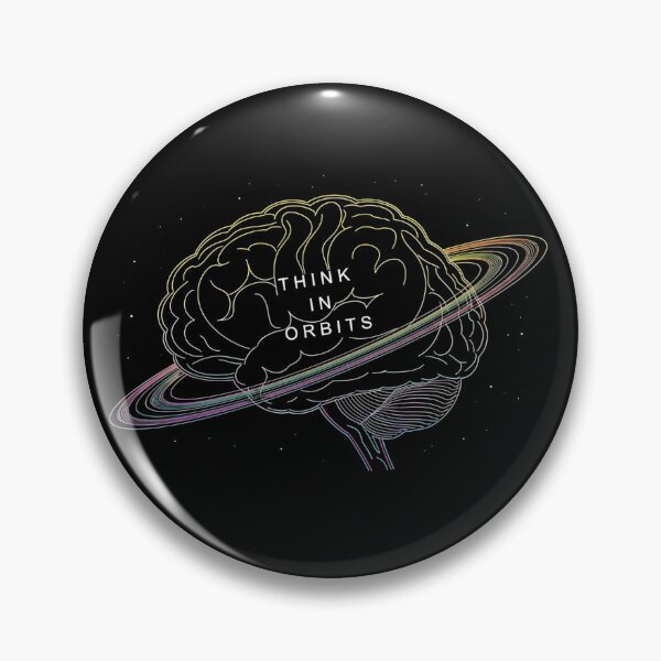 Item preview, Think in Orbits – Creative Mind Space Design | Brain Galaxy Minimalist Aesthetic designed and sold by Altair_.