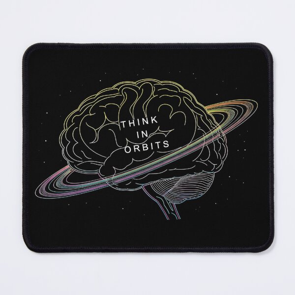 Item preview, Think in Orbits – Creative Mind Space Design | Brain Galaxy Minimalist Aesthetic designed and sold by Altair_.