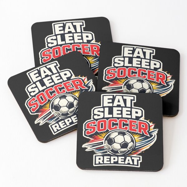 Item preview, Eat Sleep Soccer Repeat Vintage Graphic designed and sold by rocknrollstyles.