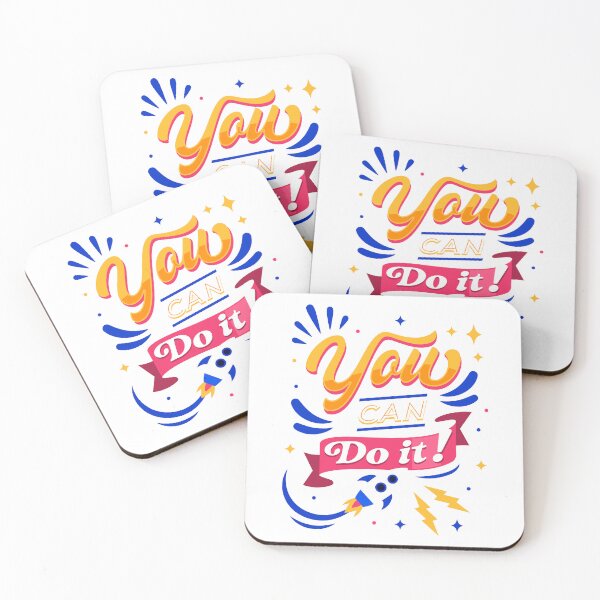 Item preview, You Can Do It - Positive Motivational Quote & Daily Reminder designed and sold by dpk-padhiyar.