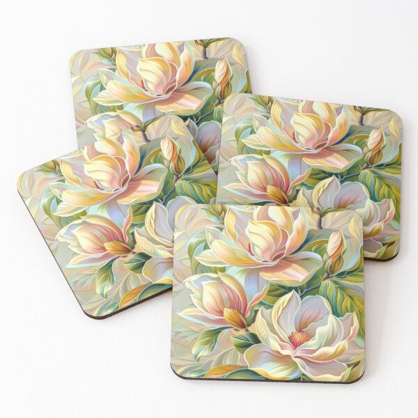 Item preview, Magnolia flower art designed and sold by MargaretWiktor.