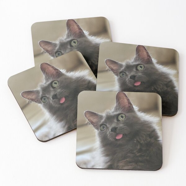 Item preview, cute sassy cat designed and sold by BeardedFireworm.