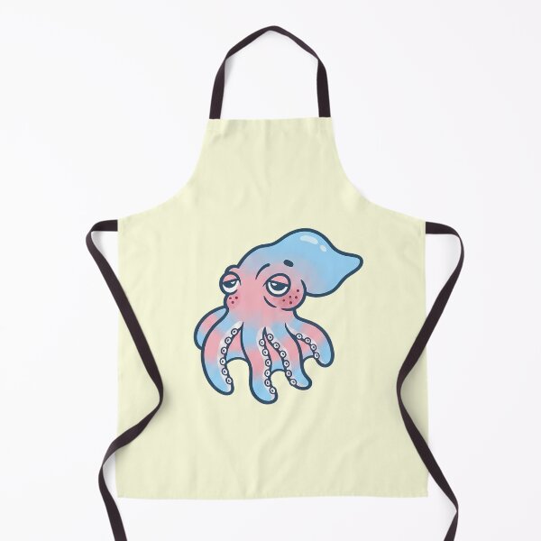 Item preview, Cute Transgender Pride Octopus - Grumpy LGBTQ+ Cephalopod designed and sold by Cannaxes Studio.