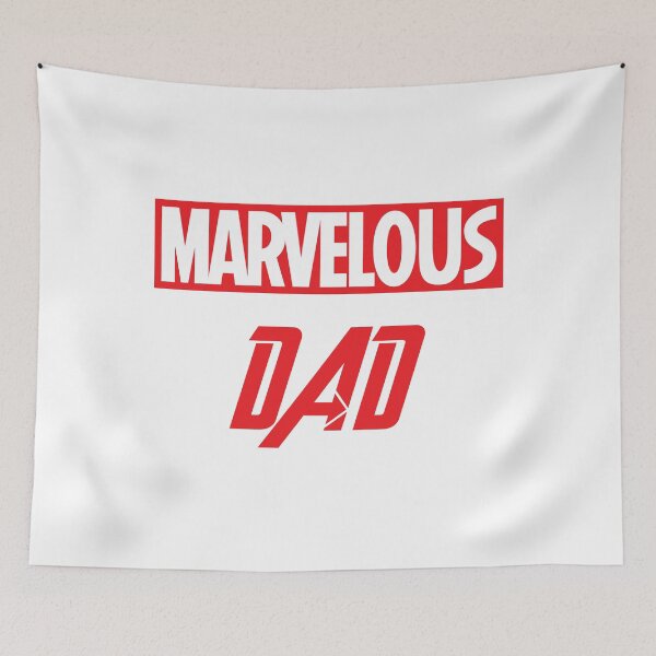 Item preview, Marvelous Dad Funny Super Dad Bold Typography Design designed and sold by creatingmouseshop.