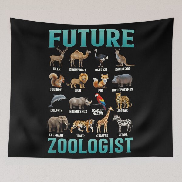 Item preview, Future Zoologist Educational Animal Chart For Kids And Future Biology Teacher designed and sold by HarinDonreka.