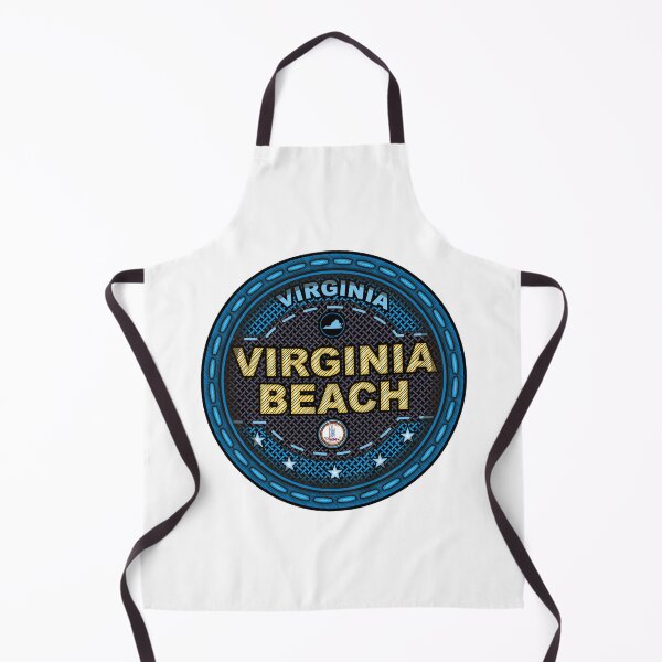 Item preview, Virginia Beach Virginia stitching effect blue designed and sold by studioss76.