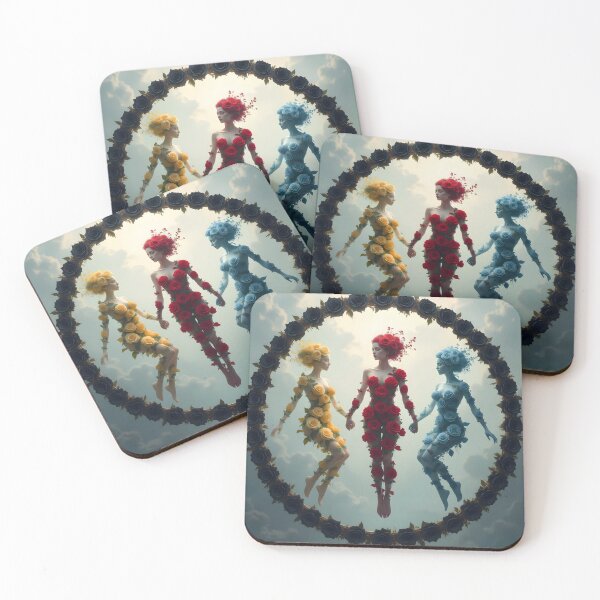 Item preview, Feminine magic: Scarlet, gold, azure designed and sold by KunstGeist.