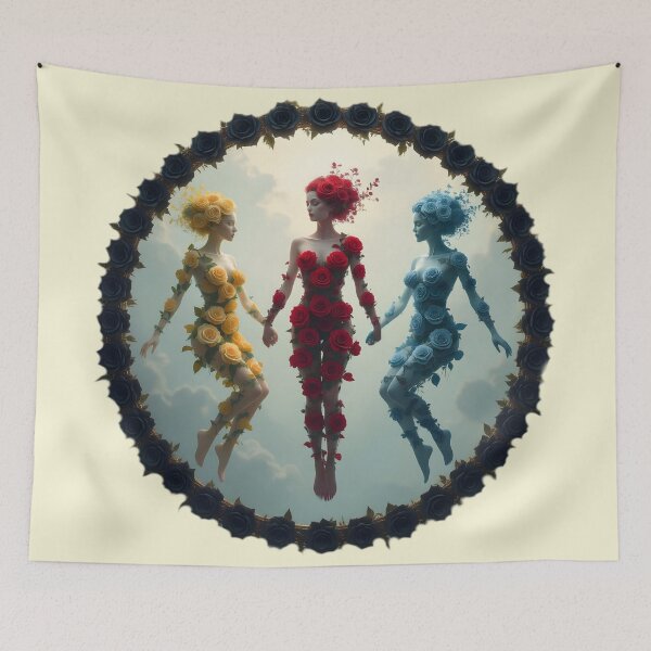 Item preview, Feminine magic: Scarlet, gold, azure designed and sold by KunstGeist.